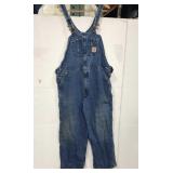 Carhart denim overalls