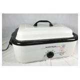 Electric roaster oven