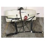 Tank sprayer for tractor or riding lawnmower