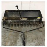 Spreader and tiller for tractor