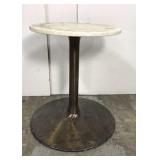 Metal table base