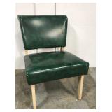 Retro green vinyl chair