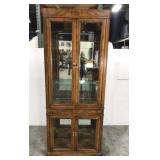 Vintage lighted cabinet