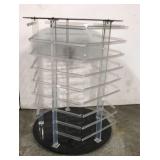 Plastic jewelry display stand