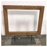 Wood and metal retail display sign