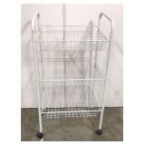 Small rolling wire rack