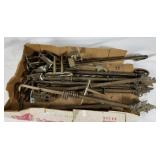 Vintage brass brackets