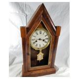 Antique gothic mantle clock