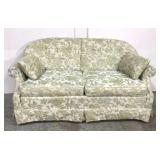 Floral loveseat sofa