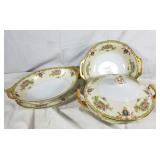 Japanese Meito floral China set