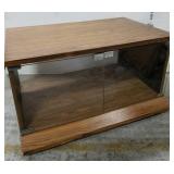 Woodgrain TV stand