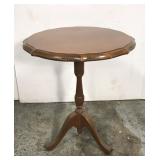 Small antique flip top table