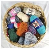 Basket full of yarn
