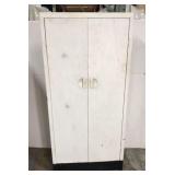 Vintage metal storage cabinet