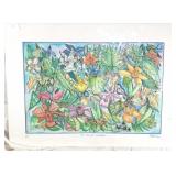 Artist signed watercolor painting