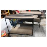 Two Metal storage racks