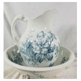 Wash basin & pitcher
