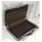 Clean vintage slim briefcase