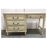 Vintage style white desk