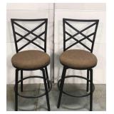 Pair of barstool chairs