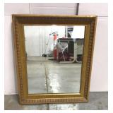 Vintage gold framed wall mirror