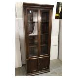 Tall curio cabinet hutch