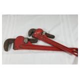 Pipe wrenches lot