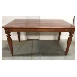 Wood dining table