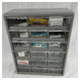 18 drawer hardware bin