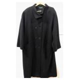 Harvè Benard black wool winter trenchcoat