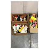 Plush animals 3 box lot