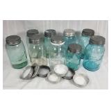 Antique Ball Mason jars collection