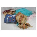 Assorted fabric pieces lot