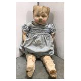Creepy antique doll