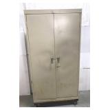 Rolling metal cabinet