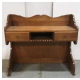 Wood hutch top section