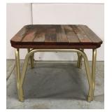 Vintage patio side table