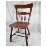 Painted wooden chair