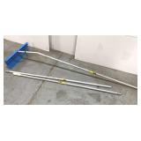 Roof rake for snow removal