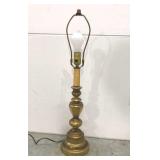 Brass table lamp