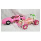 Barbie cars lot