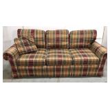 Plaid sofa