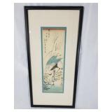 Japanese crane print