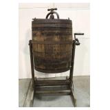 Antique butter churn