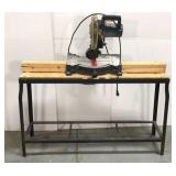 Ryobi Miter saw with bench
