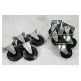 Heavy duty caster wheels lot