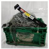 Chain & pry bars lot