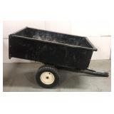 Pull behind tractor Utility dump trailer