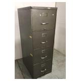 Vintage industrial file cabinet