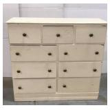 Vintage white chest of drawers